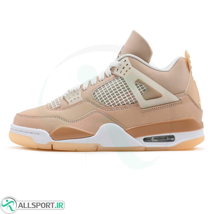 کفش بسکتبال نایک طرح اصلی Nike Air Jordan 4 Retro SE Cream White